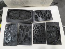 Wooc1231 Woodland Scenics Rock Molds 6 In All