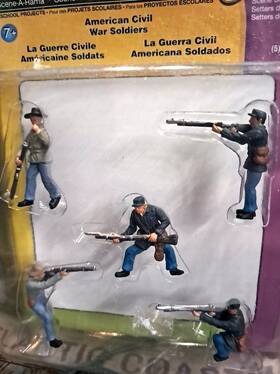 Woosp4445 Woodland Scenics Built Sp4445 Scene-a-rama Scene 5 American Civil War Soldiers