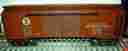 X2758 Lionel Prr Auto Double Door Boxcar With Whirly Wheels 1945