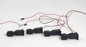 Dz-1011x Z-stuff Block Signal Detectors O Scale - Set Of 4 For Parts Only