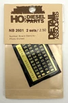 Detail Associates Nb 2601 Number Board Stencils - Photo Etched New. Fixed Price $6.95.