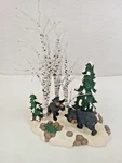 Department 56 1998 Vintage Village Accessories Bears The Birch 52743 Retired. Fixed Price $24.25.