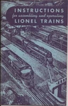 Vtg 1949 Instructions For Assembling And Operating Lionel Trains Book. Fixed Price $11.64.