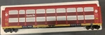 20-98254..MTH..SANTA Fe..corrugated Auto Carrier,,# 84384. Fixed Price $69.99.