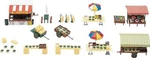 Faller 180582 Scala Ho Mercato: Assortimento Banchi, Casse Accessori. Fixed Price $30.16.
