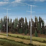 Walthers Cornerstone Ho Modern High Voltage Transmission Towers Kit Eac 933-3343. Fixed Price $32.98.