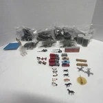 Scale Scenery Lot 60+ Trees Bachmann Vehicles Matchbox Jets Preiser 79179 Deer. Fixed Price $39.98.