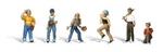 Woodland Baseball Players Ii - Ho Scale Model Railroad Figure #A1870. Fixed Price $16.66.