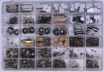 Acme 0917-14 Ho Gauge Wheels, Screws And Counterweights Parts Assortment. Fixed Price $328.00.