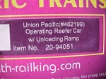 Mth Premier Union Pacific Operating Reefer Car 20-94051 Scale. Fixed Price $75.00.