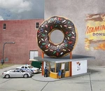 Walthers 933-3768 Cornerstone Hole-in-one Donut Shop Building Kit. Fixed Price $22.38.