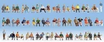 Noch 38402 Scale Sitting People Mega Set -- PKG(60). Fixed Price $134.99.