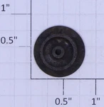 Lionel 671-127 9/16" Flanged Plain Pilot Truck Wheel (50). Fixed Price $50.00.