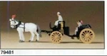 Preiser 79481 Horse Drawn Open Coach With Figures. Fixed Price $39.85.