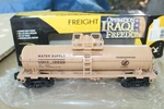 Line Operation Iraqi Freedom Tank Car Water Supply Scale #K632-8030. Fixed Price $50.00.