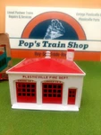 Plasticville # FH-4 Fire Station House Kit (1950'S) 0/027/S Ga. Vintage. Fixed Price $24.50.