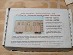 Boulder Valley Models Office Car Kit. Fixed Price $30.00.