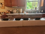 Williams Trains 0/027 - Santa Fe War Bonnet Ab Diesel Set Lnib. Fixed Price $195.00.