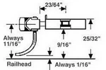 Kadee 801 Acetal Plastic Couplers With Metal Springs Boxcar Red Color. Fixed Price $8.52.