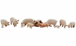 Woodland Scenics A1957 Ho Train Figures Yorkshire Pigs. Fixed Price $15.25.