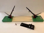 Rail King Duel Crossing Gate #47. All Metal, Bright Baked Enamel Finish, New.. Fixed Price $27.00.