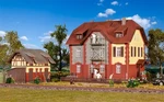 39315 Kibri Kit Of Railwayman House With Scaffold And Annexe. Fixed Price $57.37.