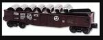 Lionel No. 6-19485 Pennsylvania O27 Gondola Culvert #6342 New!. Fixed Price $59.99.
