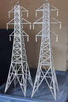 Mth Railking 30-1056 Gauge Hi-tension Towers Two Loose/no Box. Fixed Price $65.00.