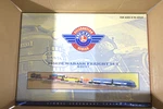 Lionel 6-31711 Gauge Postwar Celebration Wabash 1563W F-3 Freight Set Nib. Fixed Price $499.99.