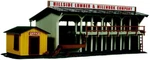 Atlas Ho Gauge Lumber Yard And Office Building Kit #750 New Box. Fixed Price $19.99.
