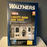 Walthers Cornerstone 933-3772 Liberty Bank & Trust Ho Scale 1:87 Plastic Kit. Fixed Price $59.99.