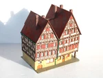 Kibri 8404 Model Pharmacy Town Hall Half-timbered House, Building Decor. Fixed Price $69.50.