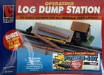 Life Like Operating Log Dump Station With Side Flat Car 21312 Ho Scale (z). Fixed Price $19.99.
