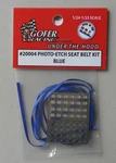 1/24-1/25 Photo-etch Blue Seatbelt Detail Gofer Racing 1:24 Scale 20004. Fixed Price $6.89.