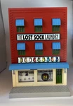 Mth Railking 30-90196 Lost Sock Laundromat 3-STORY City Factory Nos. Fixed Price $60.00.