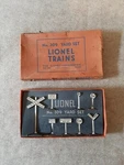 Vintage Lionel Trains No 309 Yard Set Locomotive Railroad Model Signs Box. Fixed Price $45.00.