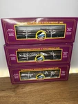 Mth 20-98103 West Virginia Pulp Paper Wvp&p Flat Logs 3-CAR Set. Fixed Price $145.00.