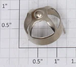 Lionel 25-5 Standard Gauge Nickel Bumper Lamp Guard Top (10). Fixed Price $30.00.