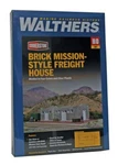 Walthers Scale Cornerstone Series Brick Mission Freight House Kit 933-4056. Fixed Price $27.49.