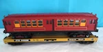 Mth 20-98490 Trailer Train Flat Car Jttx #940296 W/ Lo-v Red Subway #7767. Fixed Price $179.99.