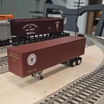 Lionel 6-6585 Pennsylvania O-gauge Flat Car Black W/tructrain Prr 1504 Trailer. Fixed Price $42.00.