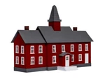 Lionel 2056040 Scale Building School House. Fixed Price $71.69.