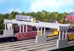 Rix Ho Modern Highway Overpass Kit 150' Scale W/4 Piers. Fixed Price $47.98.