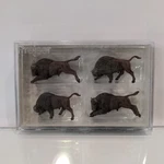 Preiser Ho #20391 Animals -- Bison / 1:87TH Scale. Fixed Price $26.95.