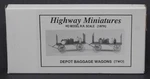 Jordan 360-301 Ho 1:87 Depot Baggage Wagon Kit Nib (makes 2). Fixed Price $14.99.