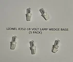 10 8352-18-VOLT Wedge Base Bulbs For Lionel, Mth & Other Passenger Cars. Fixed Price $14.49.