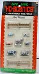 Ho Scale Scenics 1:87 Gauge Farm Animals & Fence Life-like S118R Sealed In Box. Fixed Price $6.99.