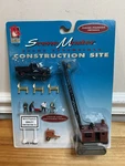 Ho Life Like Construction Site Scene Master Crane Workers Truck Signs Generator. Fixed Price $23.99.