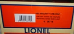 Lionel 6-36718 Atomic Energy Commission Aec Security Caboose New. Fixed Price $79.99.