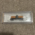 Bachmann Scale 40' Single Dome Tank Car C. F. Simonin's Sons Orange/black. Fixed Price $30.00.